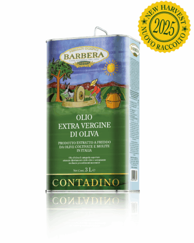 CONTADINO NOVELLO - 3l Olio Extra Vergine di Oliva  - Latta
