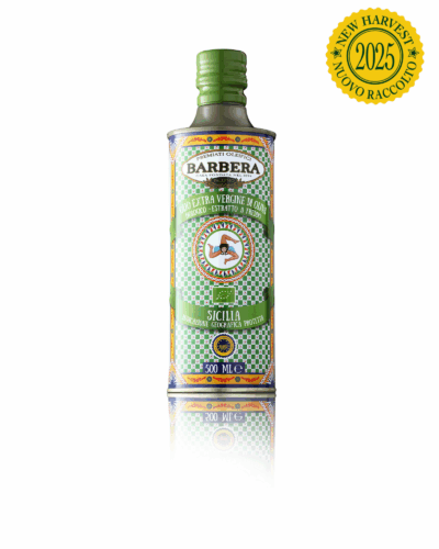 SICILIA IGP BIO - 500 ML Olio Extra Vergine di Oliva biologico - Indicazione Geografica Protetta