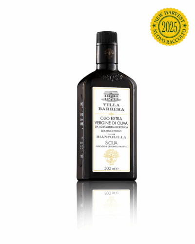 Villa Barbera 500 ML - Olio Extravergine Di Oliva Biancolilla I.G.P. BIO