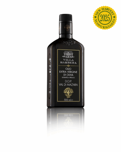 Villa Barbera 500 ML - Olio Extravergine Di Oliva Nocellara del Belice D.O.P. Val di Mazara