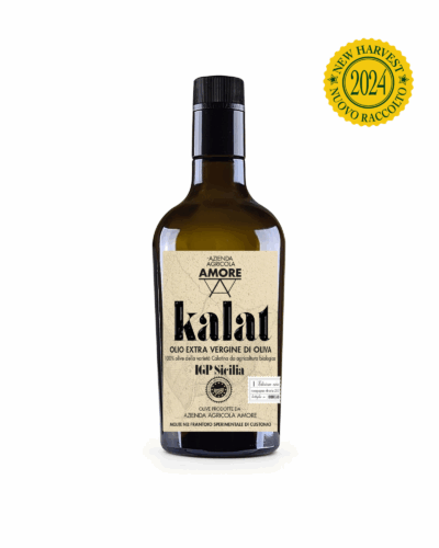 KALAT - 500 ML Olio Extra Vergine di Oliva Biologico  - INDICAZIONE GEOGRAFICA PROTETTA