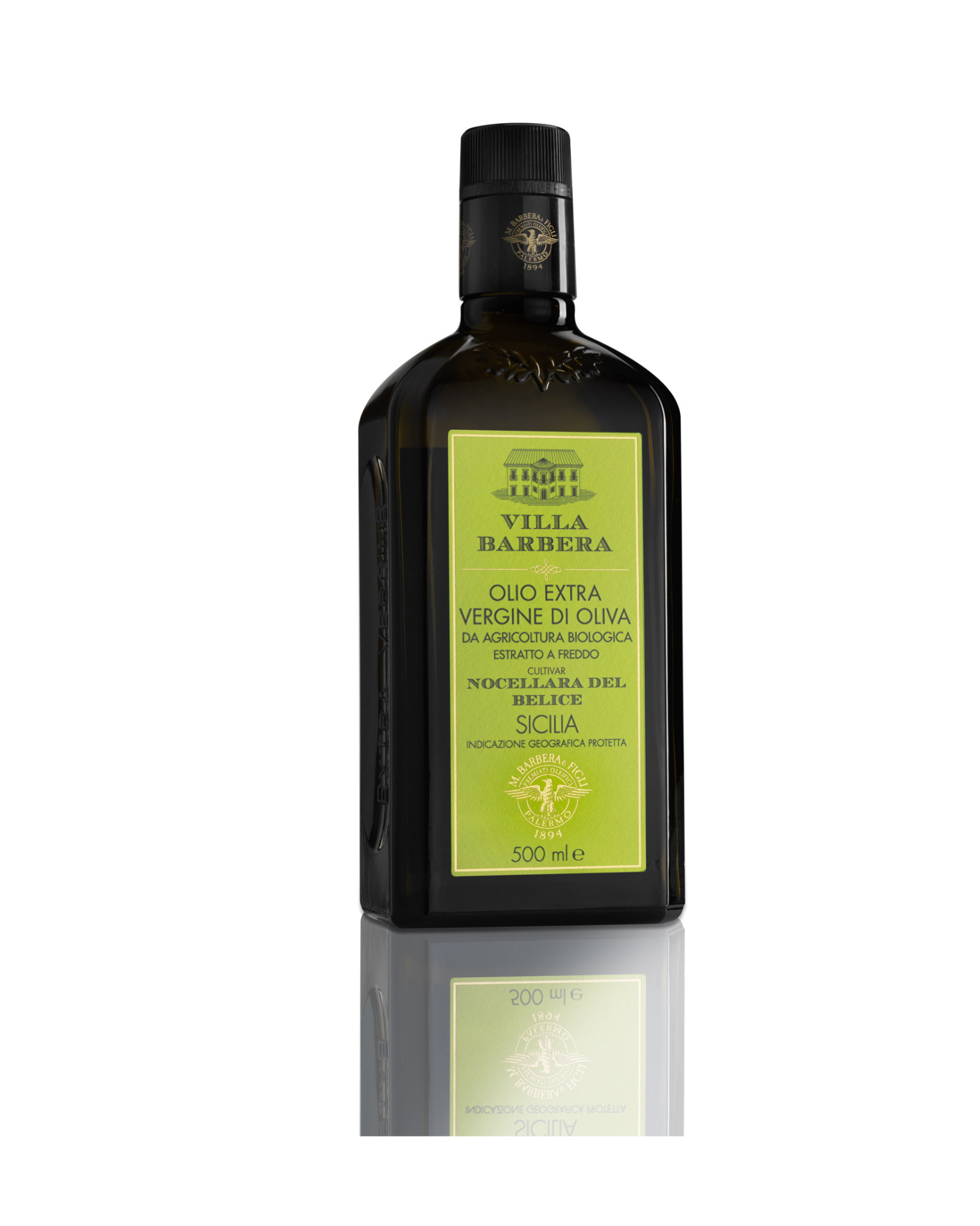 Villa Barbera 500 ML – Olio Extra Vergine Di Oliva Nocellara del Belice IGP Sicilia Biologico