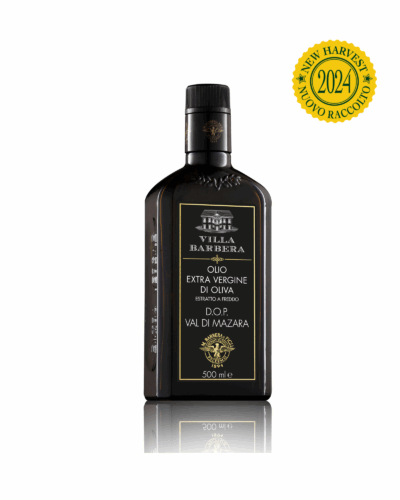 Villa Barbera 500 ML - Olio Extravergine Di Oliva Nocellara del Belice  D.O.P. Val di Mazara